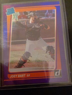Russ Joey Bart Rookie Card - Purple and Orange Design
